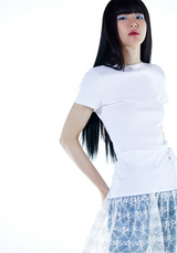 FakiiiシンプルロゴTシャツ_ホワイト
