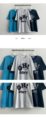 エデットレタリング半袖Tシャツ
