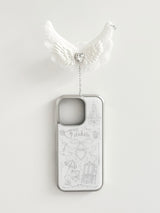 Princess's diary case (silver)