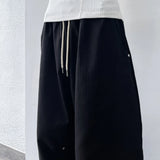 Structured Pleated Wide Pants