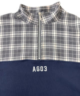 UNISEX チェックドッキングスウェット