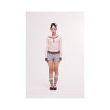 rabbit fluffy shorts grey