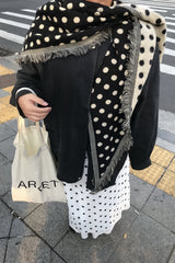 ドットトライアングルショールマフラー