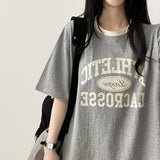 クリアリー カラーリング ボクシーフィット半袖Tシャツ