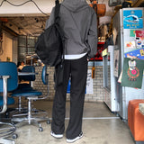 LMN ユニウィンドランナーポケットストリングフードジャンパー(4 カラー)