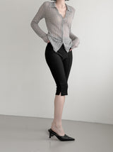 Motion Slit Capri Leggings