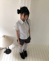 リカストライプ半袖シャツ