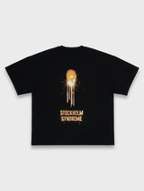 スパークルロゴTシャツ - BLACK