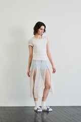 WITTY KNIT ONE-PIECE / IVORY