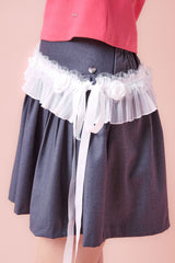 Rose Wrap Skirt [Ivory]