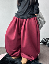 coty fleece-lined balloon pintuck long pants ❤️🖤5 COLOR