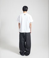 手書き風リックTシャツ-ホワイト