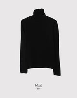 スムースアンゴラウォーマータートルネックTシャツ (5color)