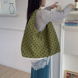 Cordu dot bag olive green