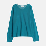 Air V-neck Linen Long Sleeve Knit