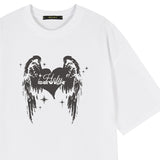 ホーリーハートエンジェルオーバーフィット半袖Tシャツ_WHITE
