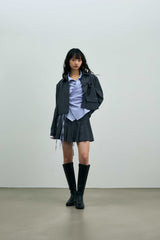 MILD CROP BLAZER / CHARCOAL