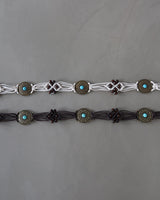 Ethnic bohemian hippie strap belt