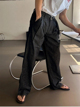 [S/S] ノンパデツータックワイドパンツ(2color)