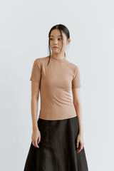 back label slim t-shirt