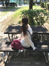 oso dot frill skirt