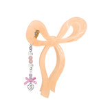 Ribbon Beads Drop Hair Tongs Pin