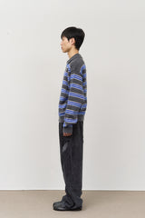 Sage Button Collar Knit