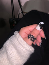 Surgical)Metallic Real Tree Bold Ring