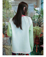 UnsocialNight original design autumn and winter Ollie frog oliwa co-branded illustration printed sweatshirt set for women