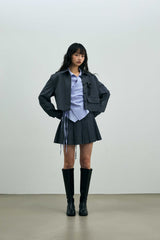 MILD CROP BLAZER / CHARCOAL