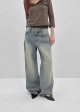 [MADE] Pesto Low Wide Denim Pants