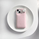 [MADE] pink wings pastel dots case