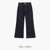 [Unisex]デニムブーツカットパンツ