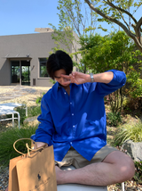 Wonderant Ice Cotton Linen Overfit Shirt