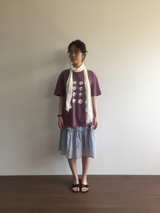 YWD シャーリングスカート(3color)