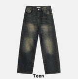 Cura Vintage Washing Denim Pants