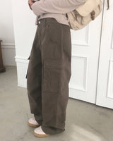 [MADE] Honot Vintage incision eyelet pocket cotton pants