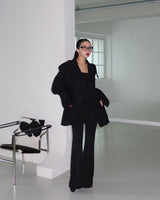 Norma Oversized-Fit Wool Half Coat