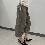 RIGHE CARGO HALF PANTS LIGHT BROWN