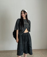 Cutting Vintage Pigment Short Sleeve T-shirt