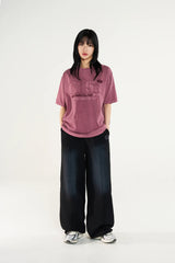 【数量限定】ODSD ピグメント ダメージ オーバーフィット Tシャツ