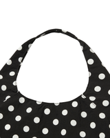 Foldaway tote - Black & White (M)