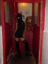 Dragon Mini Dress (Black)