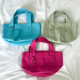 canvas mini-mini bag (3 colors)