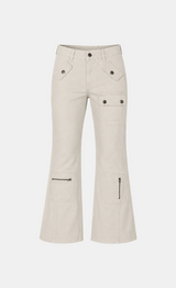 Hesta Zip Cargo Bootcut Pants
