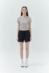 KIRSH PLAIN CHERRY HALF PANTS - DARK NAVY   