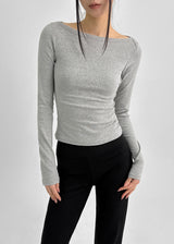 [MADE] At Boat Neck Long Sleeve T-shirt