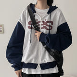 SSS ラグラン フーディー ジップアップ (4 colors) H&L