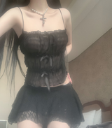 Bonir シャーリングレーストップ (Black)
