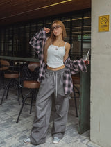リベットパラシュートノンフェードデニムパンツ